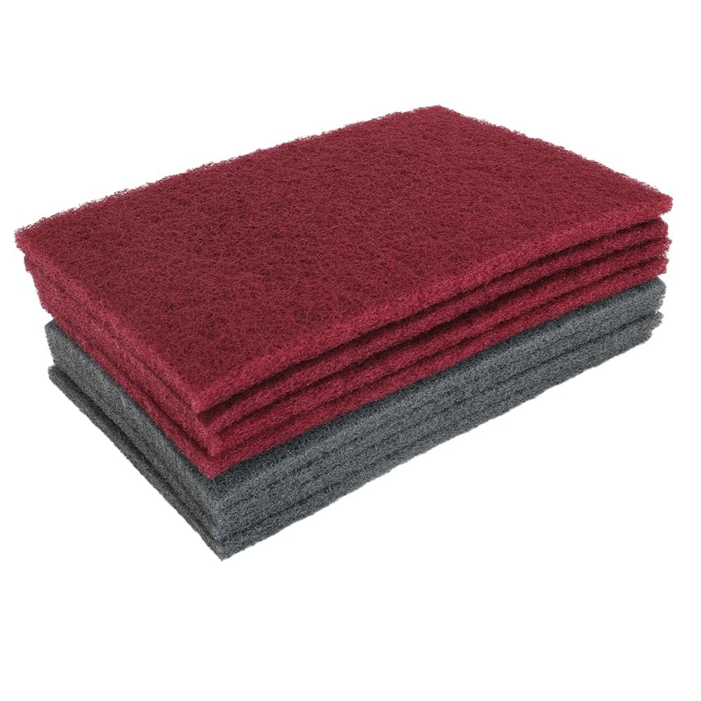 6″x9″ Automotive Scuff Pad 8 Pack (7447&7448) – 4 Maroon(Fine) & 4 Gray(Ultra…
