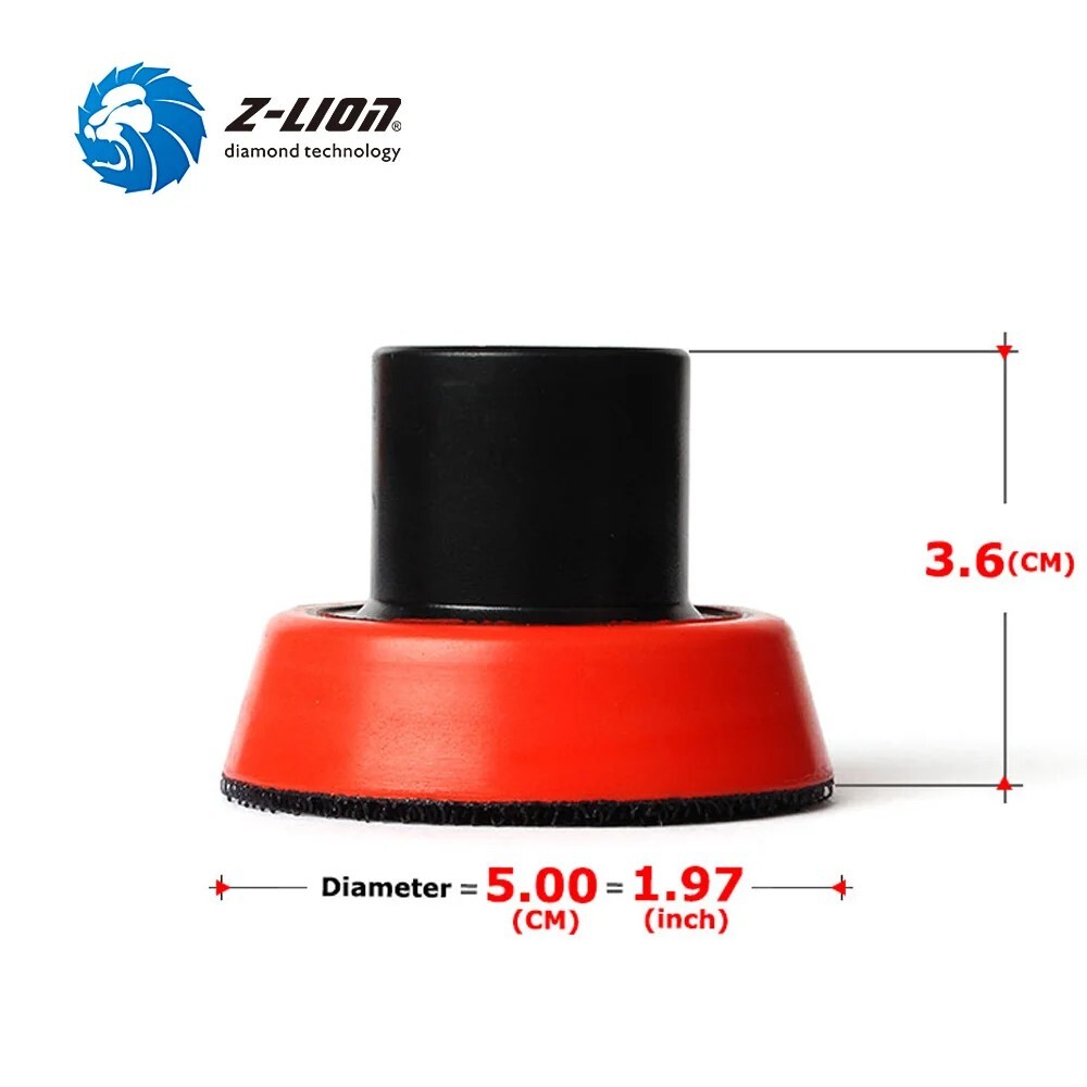 2″Backing Plate M14 5/8-11 Thread Hook & Loop Sponge Backer Pad For Car Polisher