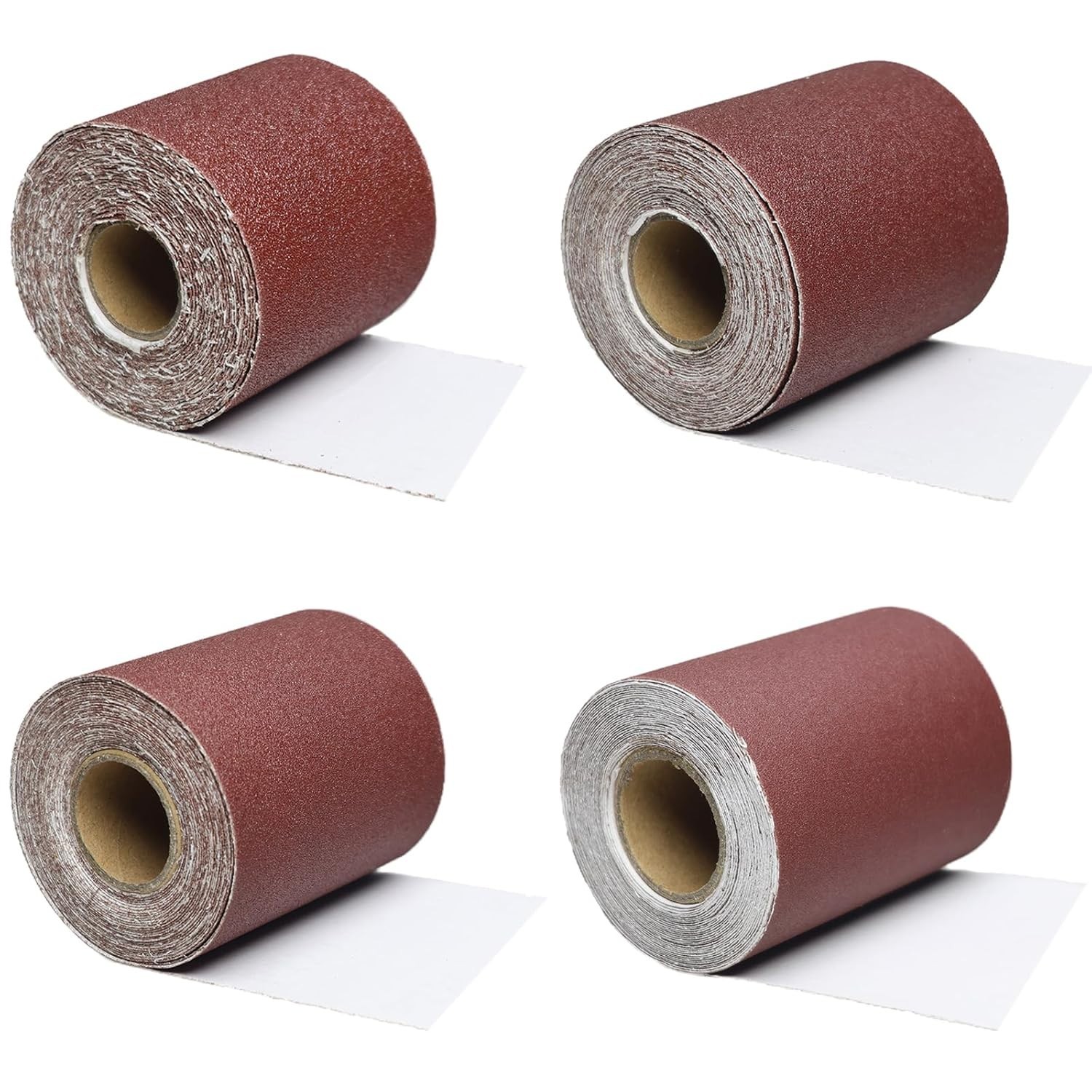 Total 20 Yard 2-3/4 Inch Wide PSA Sandpaper Roll Assorted – 80 120 220 400 Gr..