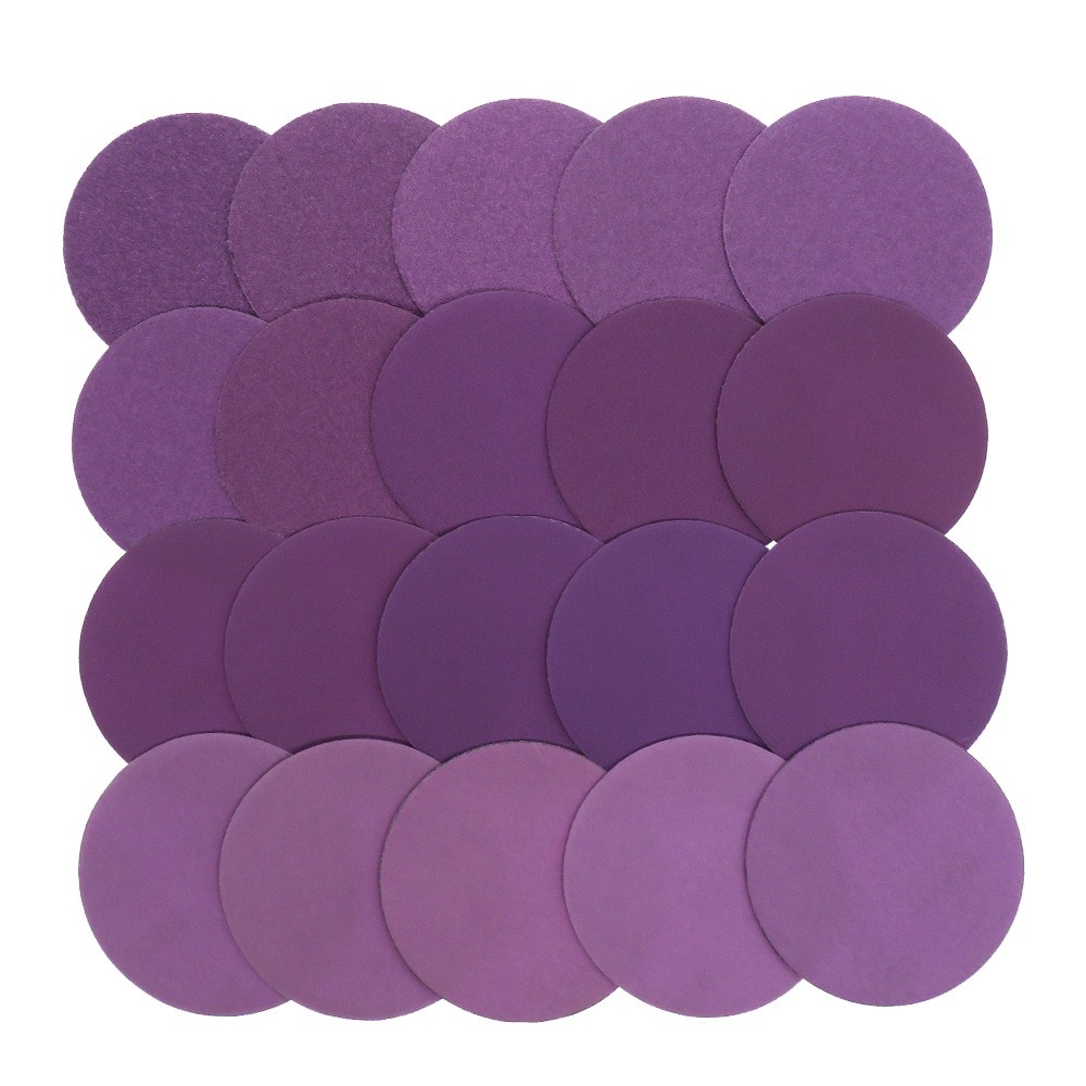 60-10000 Grit Sandpaper Sanding Discs Aluminum Oxide 3in Hook Loop Paper 30PCS