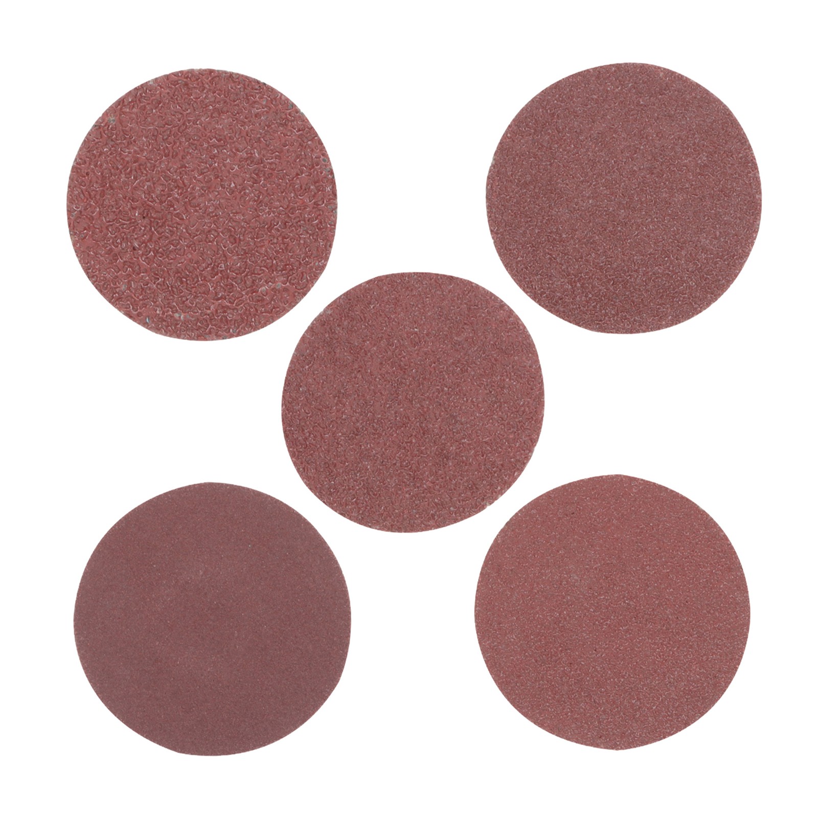 2Inch Roll Lock Quick Change Sanding Discs Set 36/60/80/120/240 Grit Set of 50