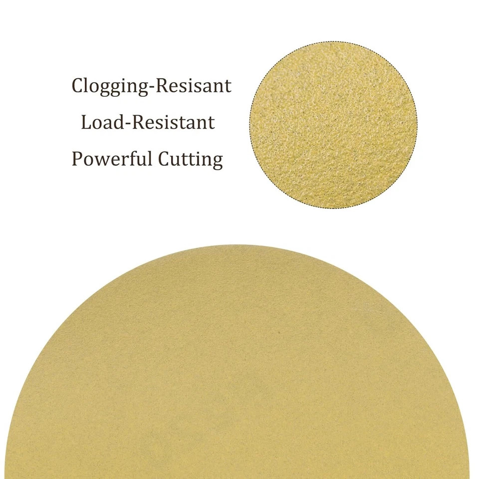 100PCS 5inch Hook and Loop No Hole Sanding Disc 40 – 800 Grits Sandpaper 125mm