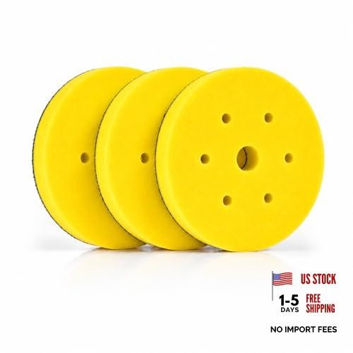 Classic Motoring 5″ Heavy Cut Foam Pads (3-Pack) – Maximum Correction & Defect
