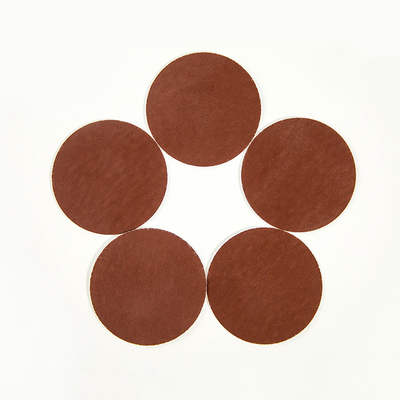 75mm-3″Inch Flocking Dry Sanding Discs Hook and Loop Sandpaper Pads Red Sand