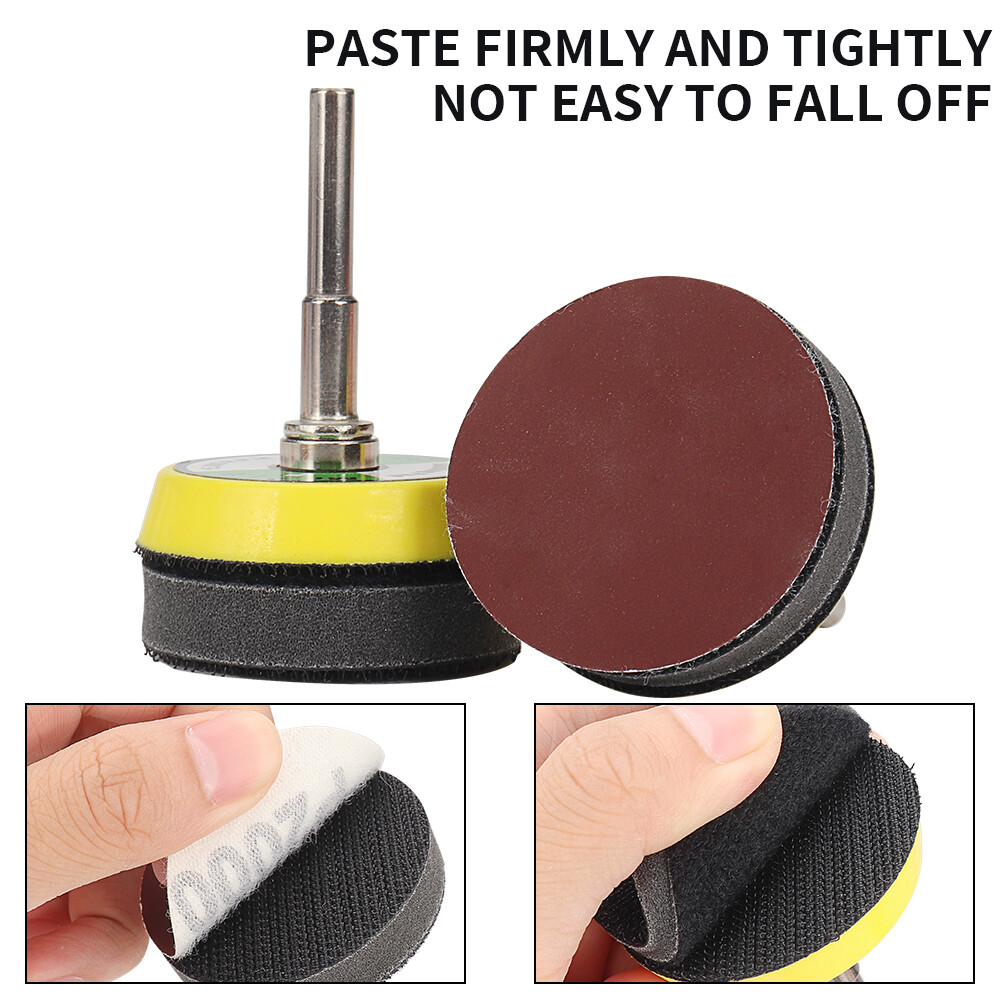 240Pc 2inch Hook Loop Sanding Discs 80-1000 Grit for Drill Wet Dry Sandpaper Pad