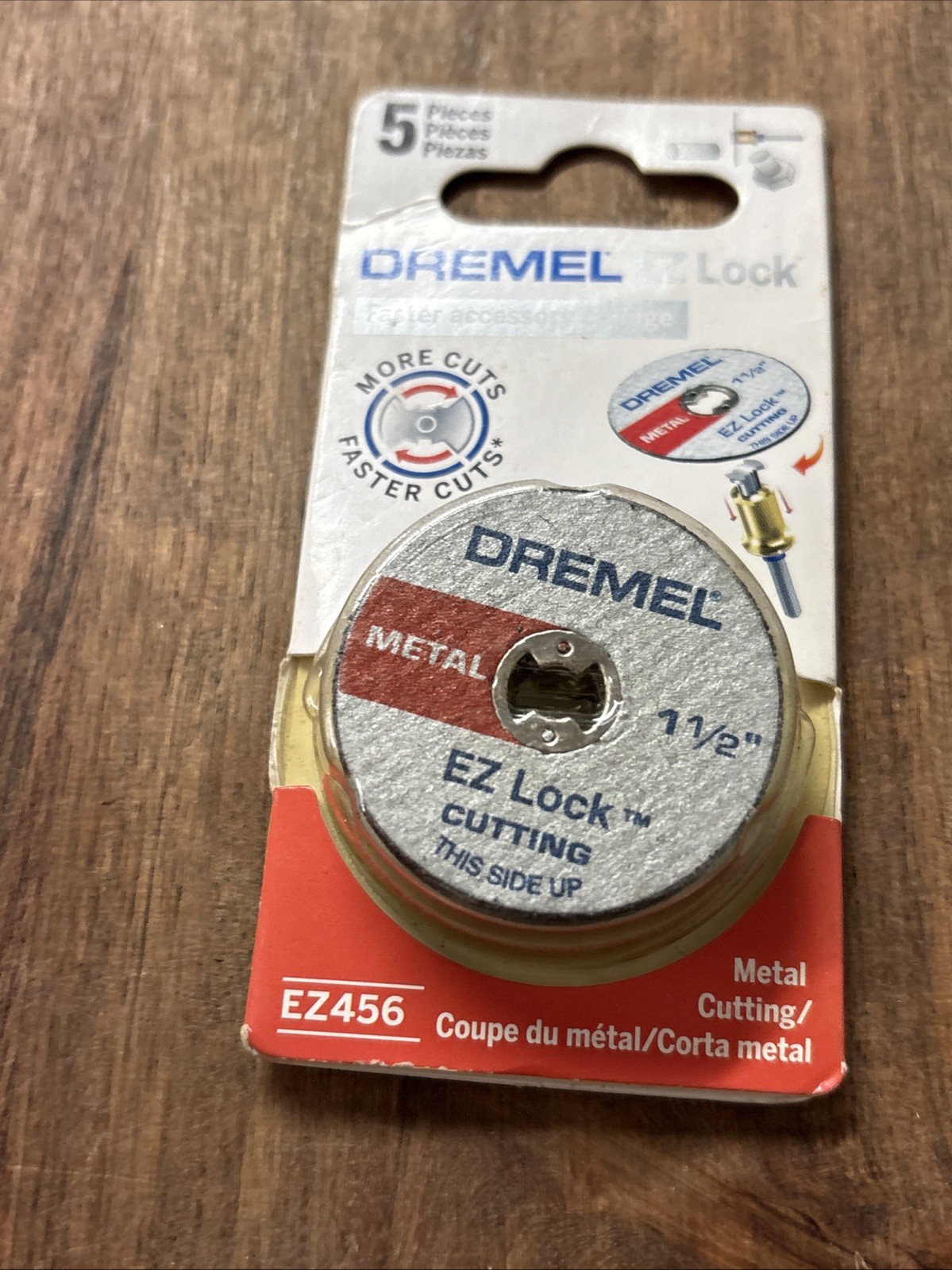 DREMEL METAL CUTTING CUT OFF WHEEL EZ456 EZ LOCK CUTTING 1 1/2″ **5 PIECES**