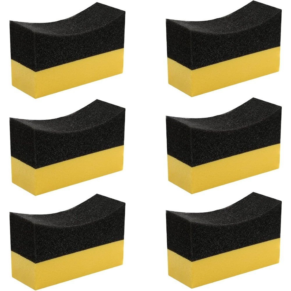 Tire Dressing Applicator Pads Sponge Set Car Glass Polishing Sponge for Painted