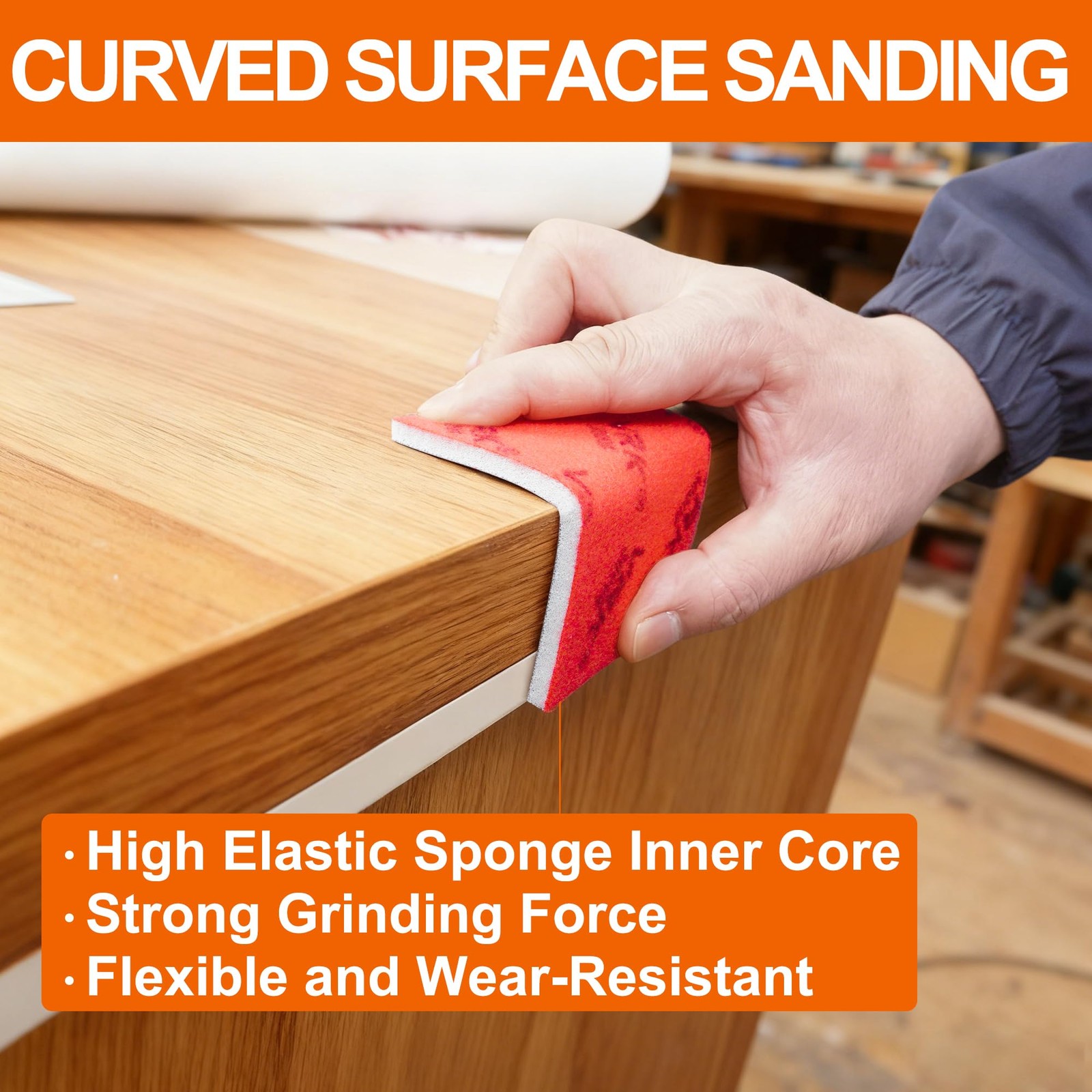 28 Pcs 180-3000 Grit Sanding Sponge,Ultra Fine Sandpaper,Soft Foam Hand Sande…