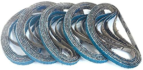 Starcke Premium 3/8 x 13 Inch Sanding Air File Narrow Belts Zirconia