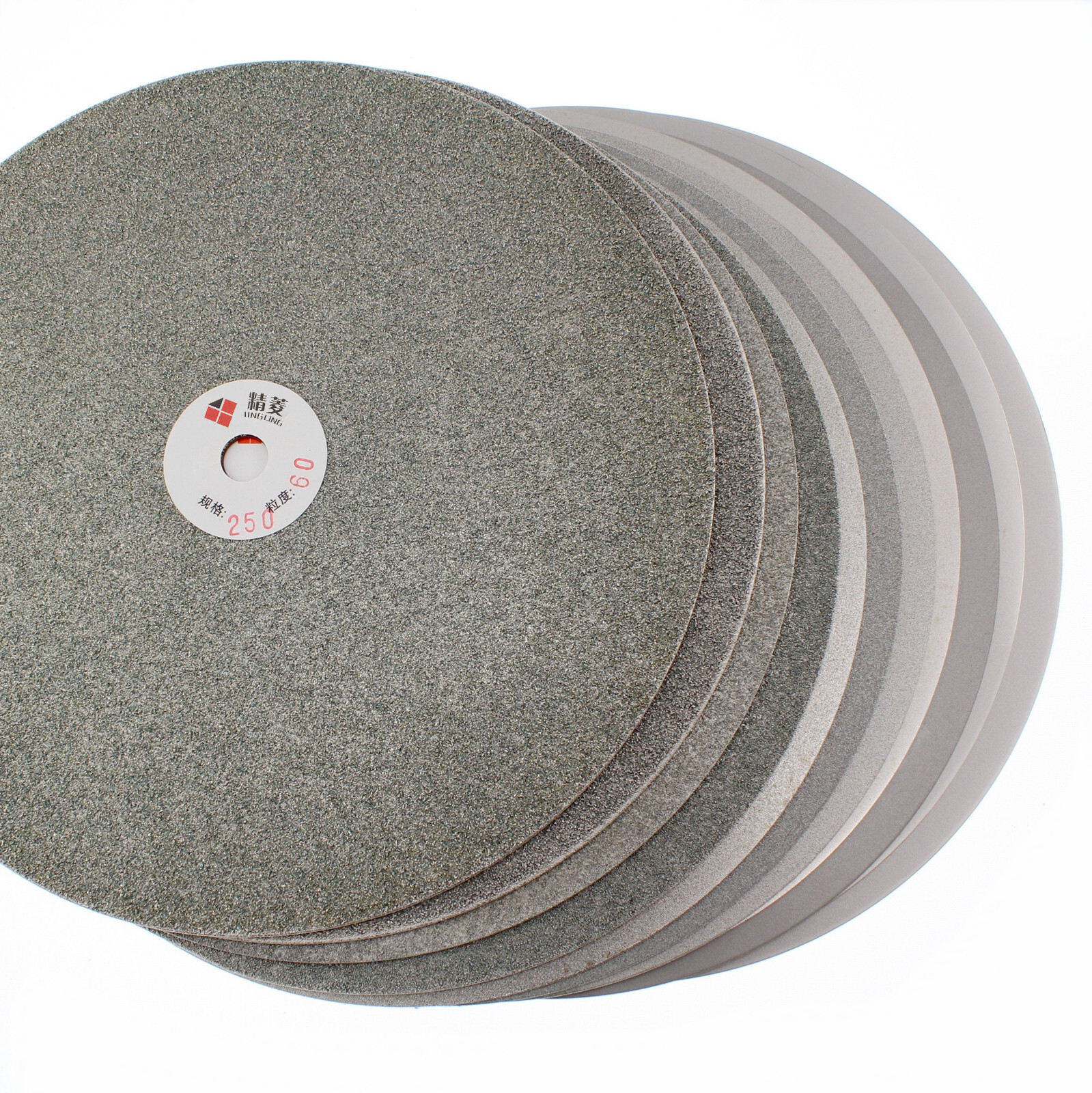 250mm(10 inch) Diamond Lapping Wheel 60-1200 Grit No Hole Coated Flat Lap Disc