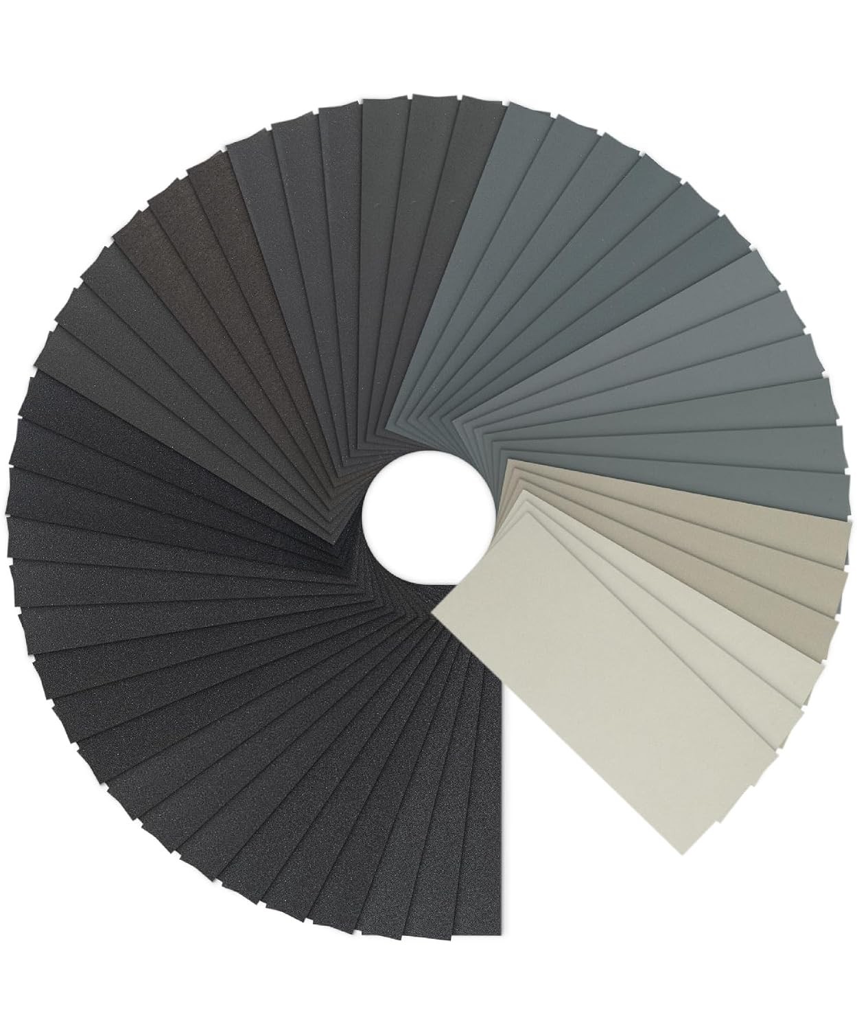 48pcs Sandpaper Sheets Assortment Sand Paper Wet Dry 120 to 5000 Grit Wood Metal