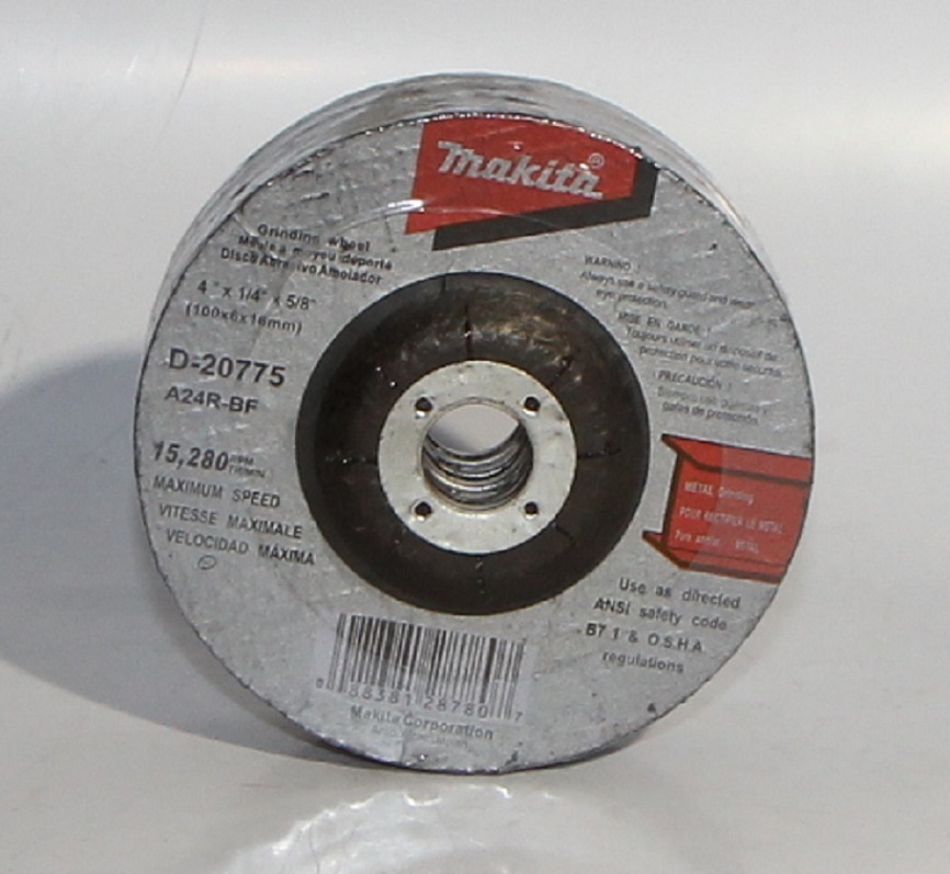 Makita D-20775 4″ Metal Grinding Wheel Pack of 5