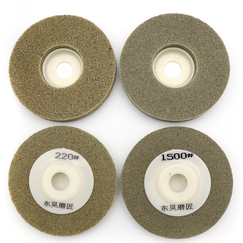 100*16mm Nylon Fiber Polishing Wheel Grinding Buffing Disc Pads Marble Granite