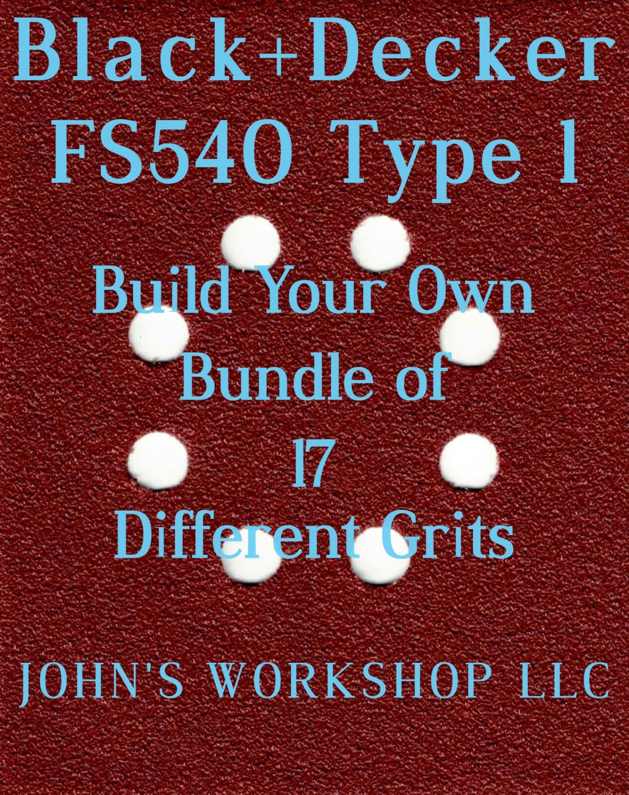 Build Your Own Bundle of Black+Decker FS540 Type 1 1/4 Sheet No-Slip Sandpaper