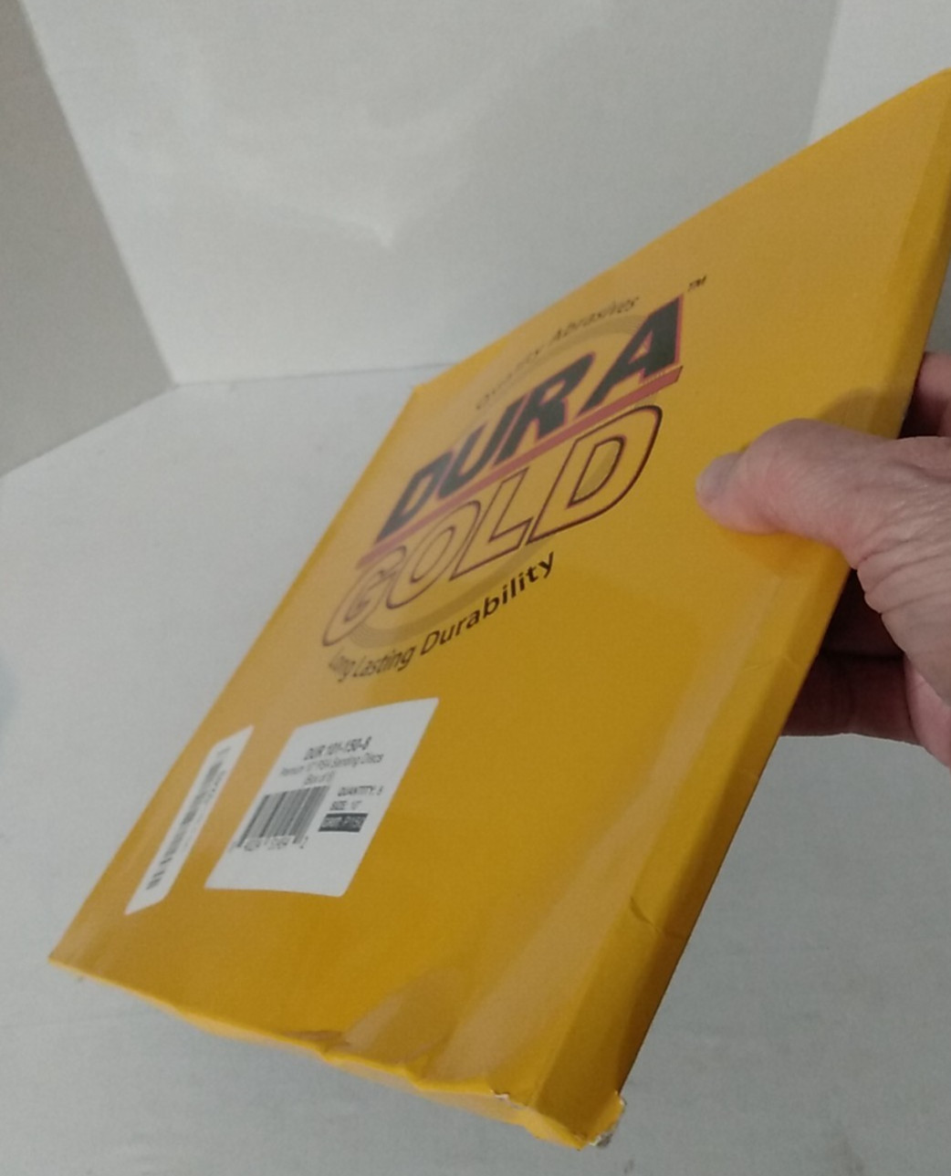 PSA P-150 Sanding Discs10 Inch, Dura Gold Self Adhesive Peel & Stick 8 Pack