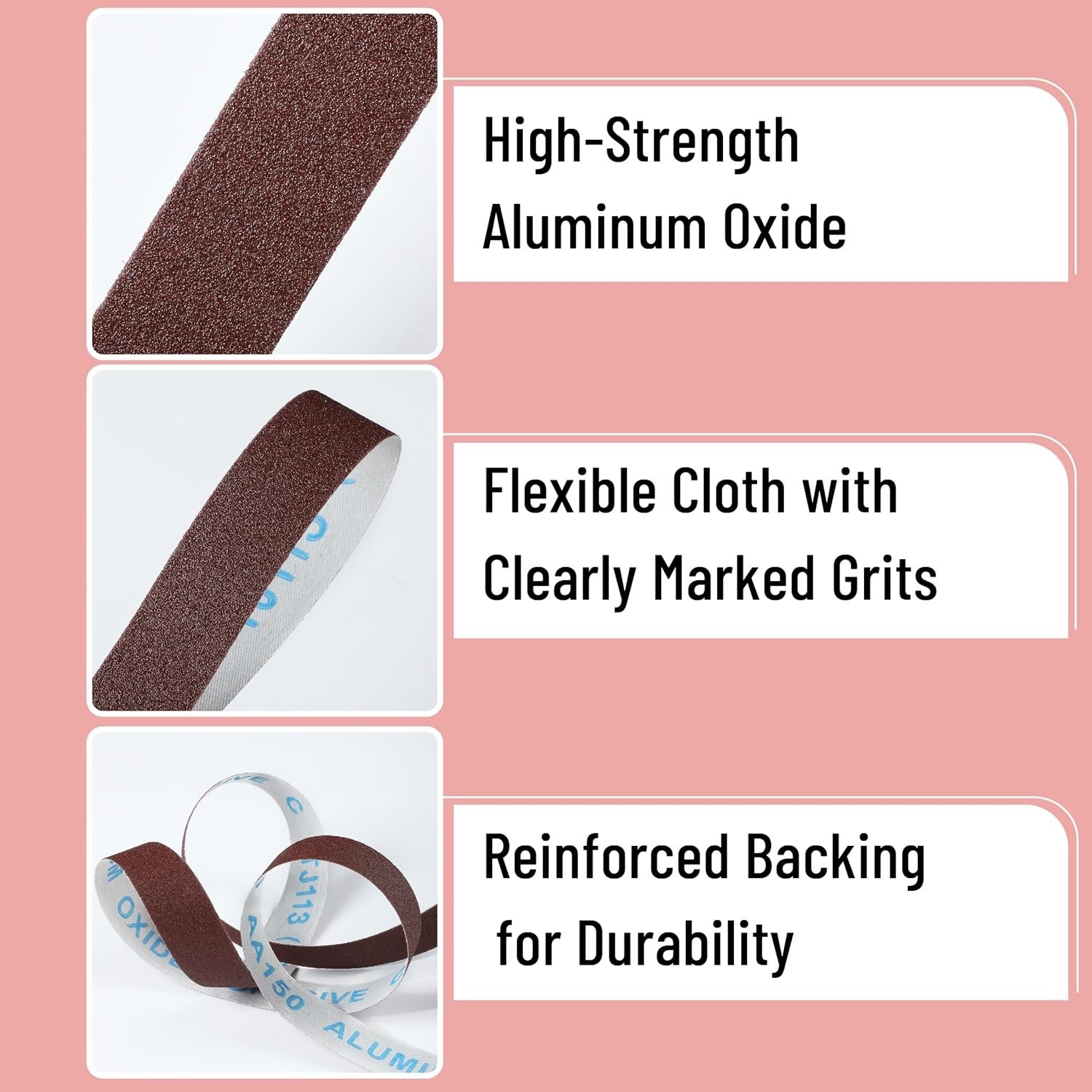 4 Grits Emery Cloth Roll 1″ x 20 FT 150/240/320/400 Grit Abrasive Sandpaper Roll