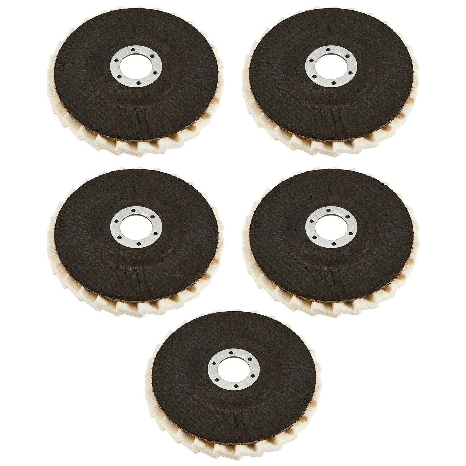5PCS /10PCS Wool Polishing Wheels Buffer Pads Flap Felt Polishing Finishing Disc