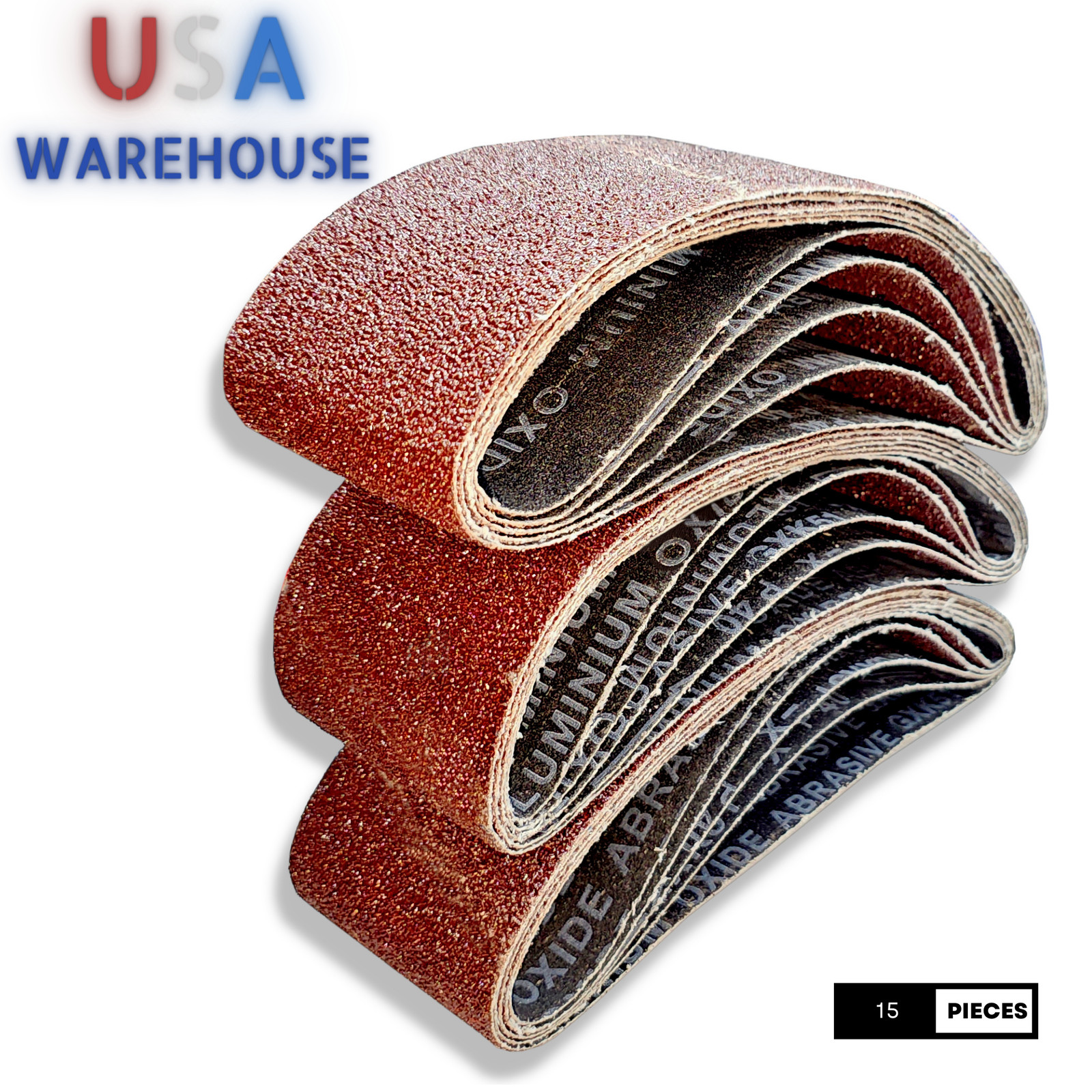 15-Pack Mastercraft X-Weight 40 Grit Aluminum Oxide Sanding Belts 3″ x 21″