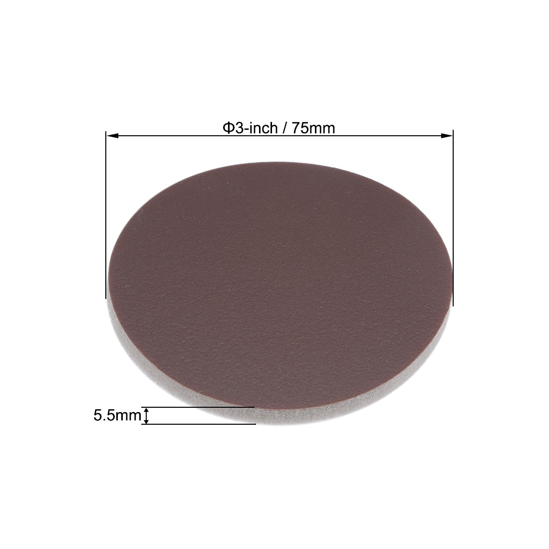30Pack 3-Inch Sanding Sponge Hook and Loop Sanding Disc Corundum 3000 Grit
