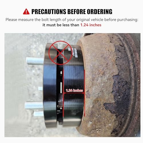 Wheel Adapters Conversion Compatible with JK XK WK WJ Wheels on 6×5.5 to 5×4.5