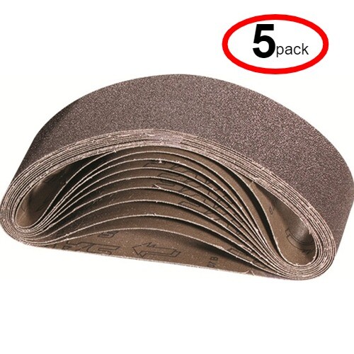 Sait 55344 – 3″x 21″ 60g Sanding Belt – (5Pack)
