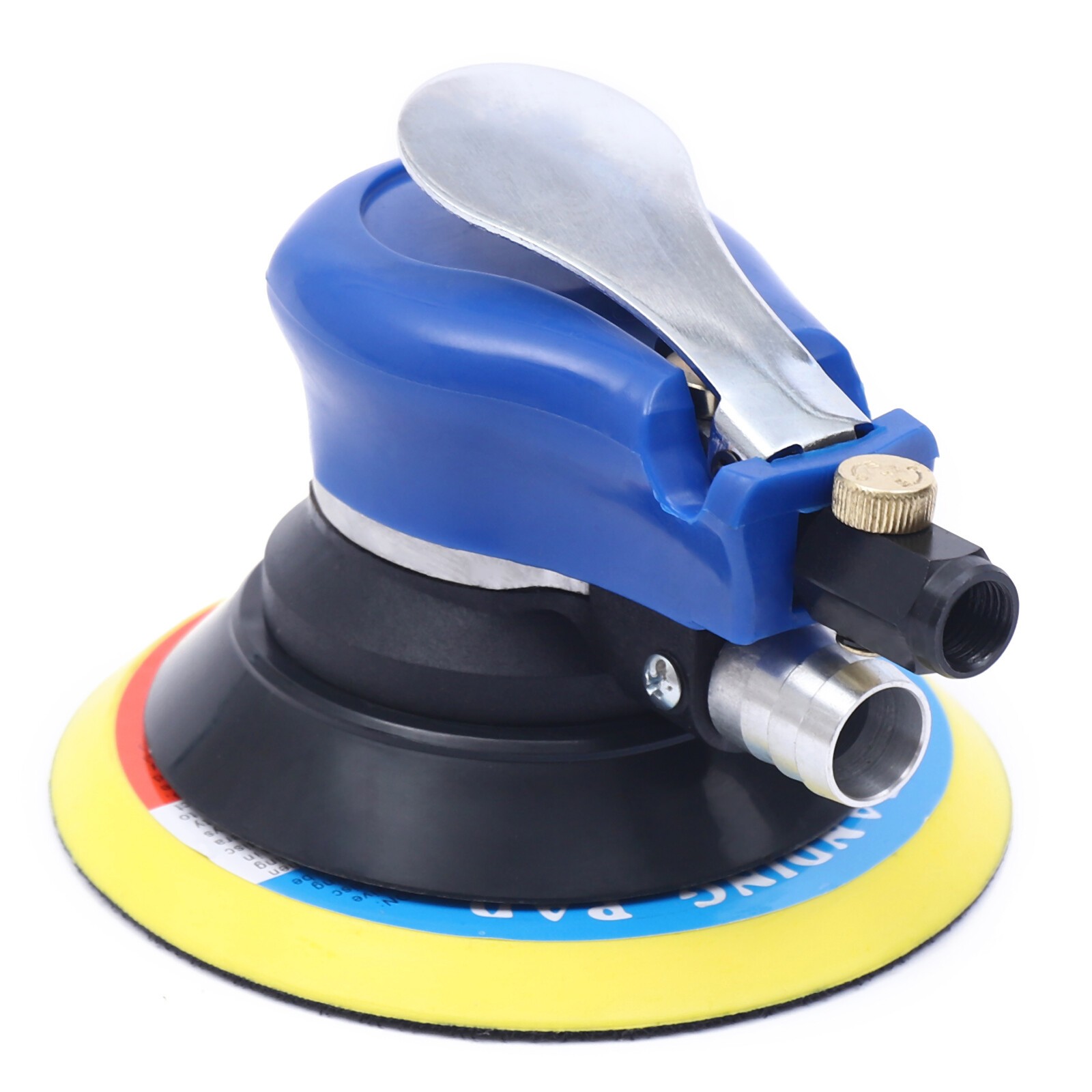 6″ Air Palm Orbital Sander Tool Hand Sanding Pneumatic Round 10000 RPM Auto DIY