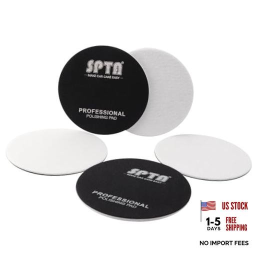 5 Pcs 6″(150mm) Car Glass Polishing Discs – Microfiber Buffing Pad