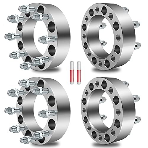 4PCS 2inc8x6.5 Wheel Spacer for Dodge Ram 2500 94-10 | 126.15mm CB 9/16 2 inch