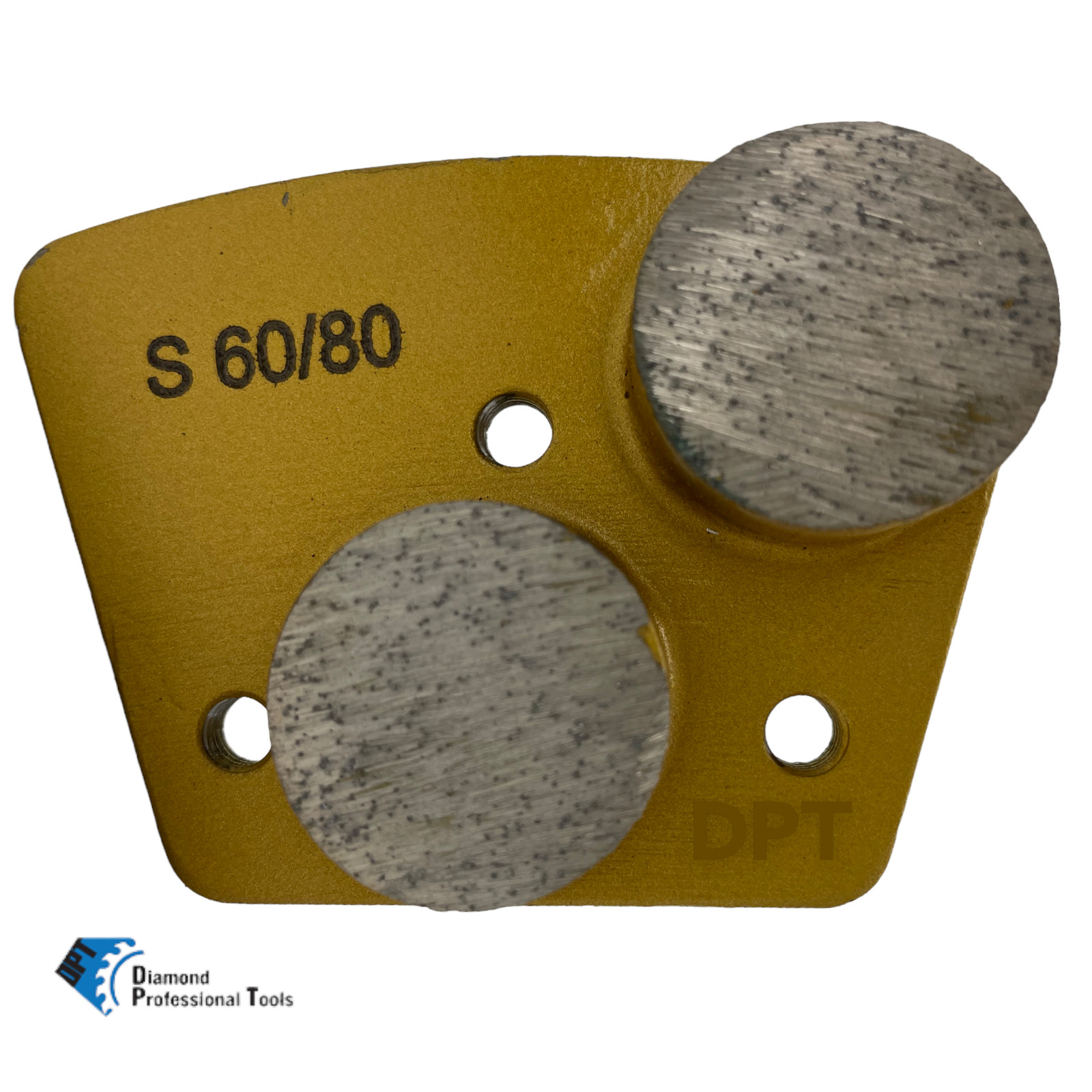Grinding Disc Pads Soft Bond for Bolt on Grinders Hard Concrete Surface 60 Grit