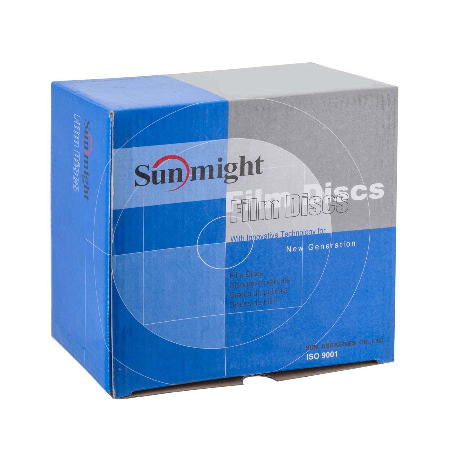 Sunmight Film 6″ 600G Grip No Hole Disc, 01418, 50 Discs 6 inches