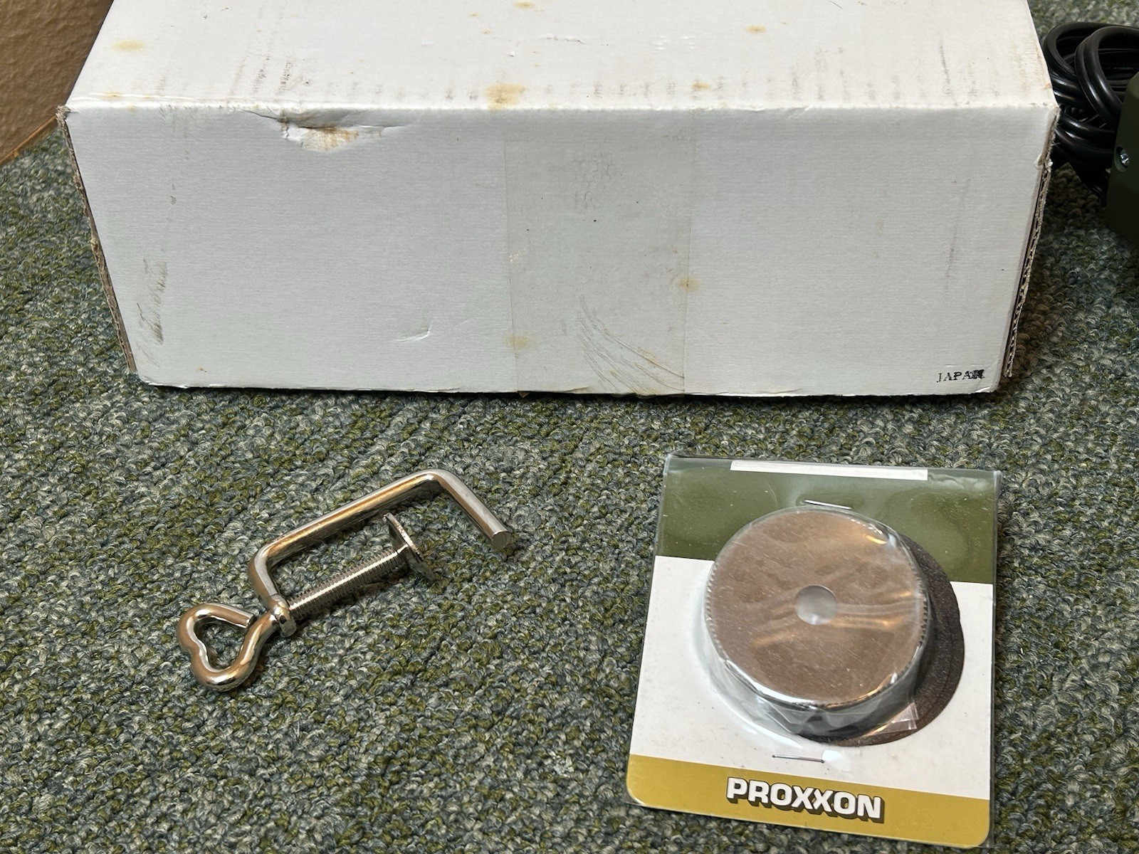 Unused Proxxon Mini Cutting Saw Tabletop Precision Cutter Japan
