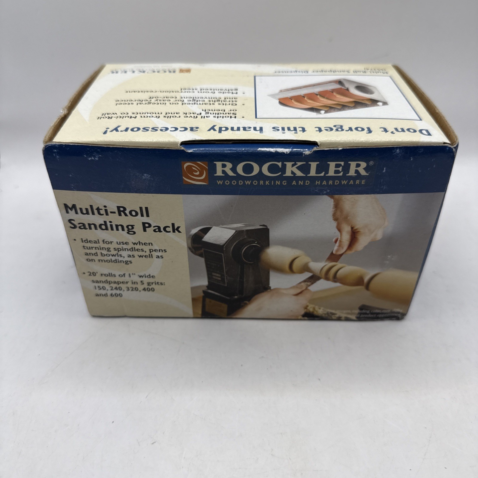 Woodworking 5-Roll Multi Pack Sanding Set Rockler Woodworking NIB