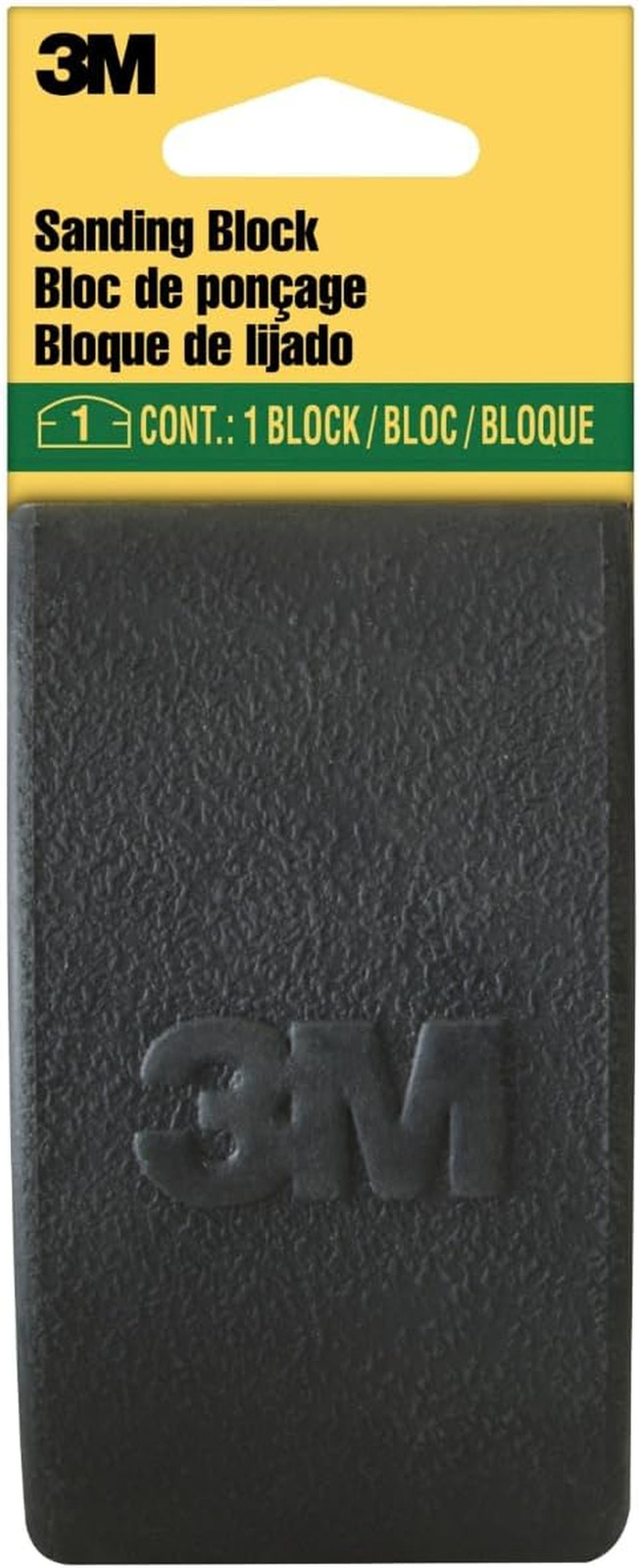 Rubber Sanding Block 2 5/8 in x 4 3/4 in x 1 1/4 in