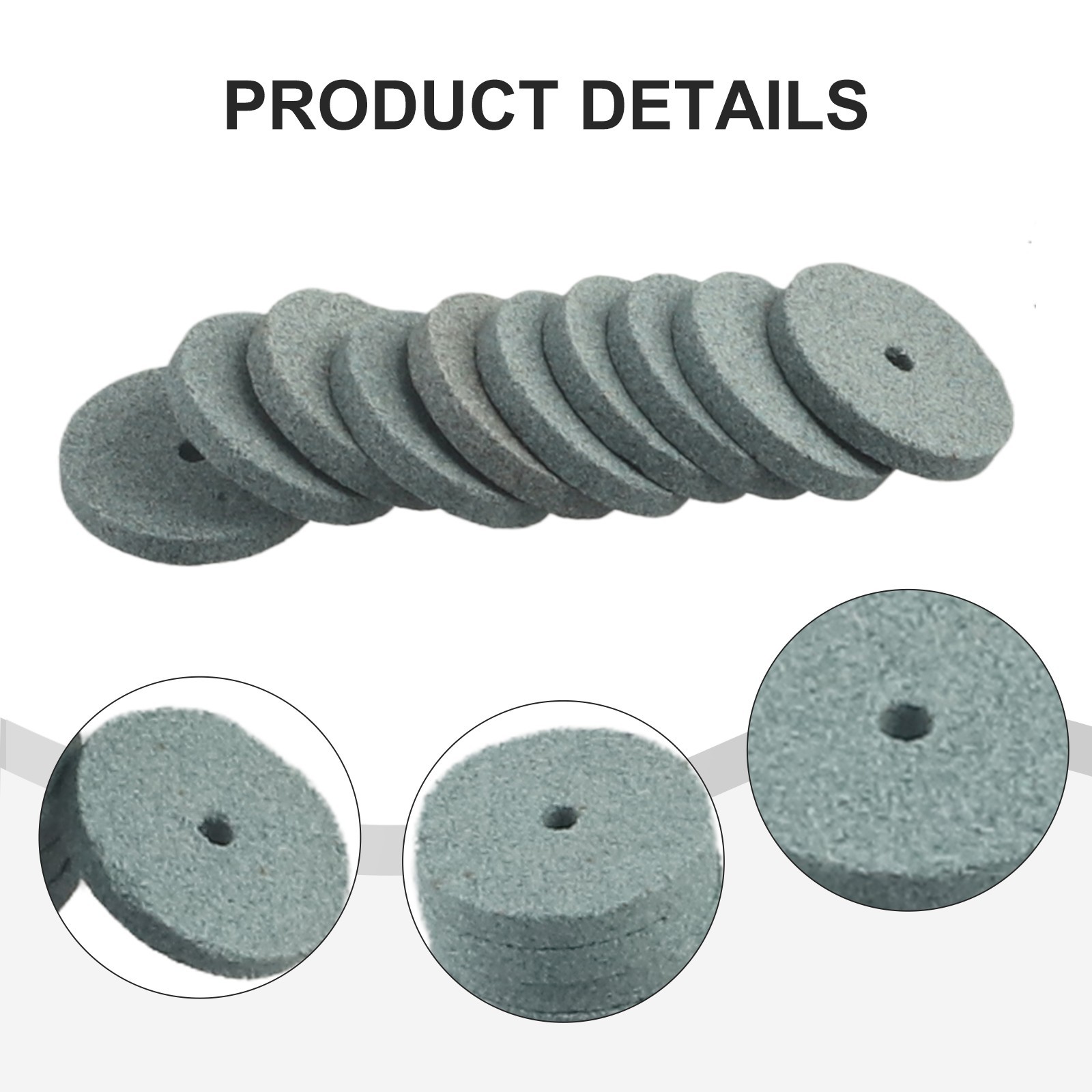 20Pcs 20mm Mini-Drill Grinding Wheel Buffing Wheel Polishing Pad Abrasive Disc