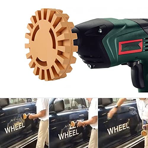 4PCS Decal Remover Eraser Wheel Tool Kit, 4inch Rubber Power Drill 4 Pack