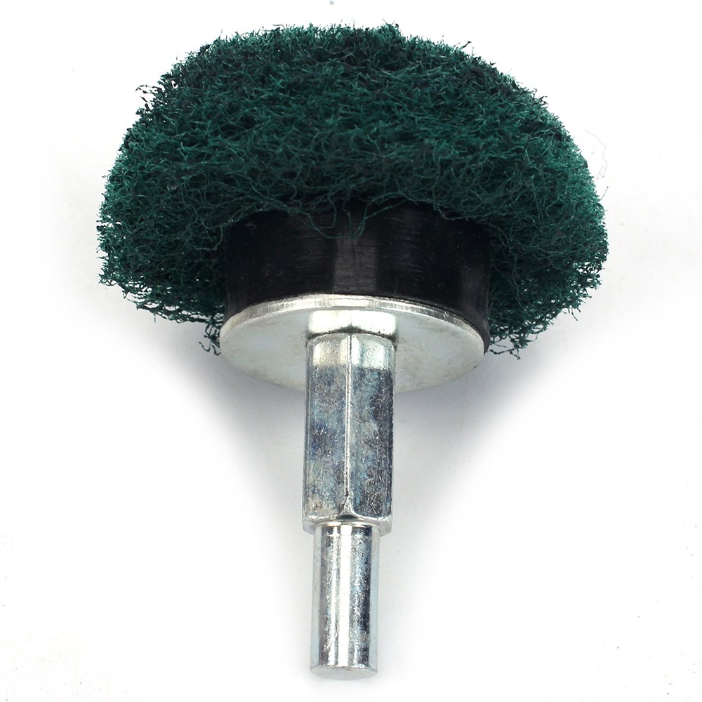 Scouring Pad Grinding Sanding Head Nylon Fiber Polishing Wheel Hand Tool 3pcs