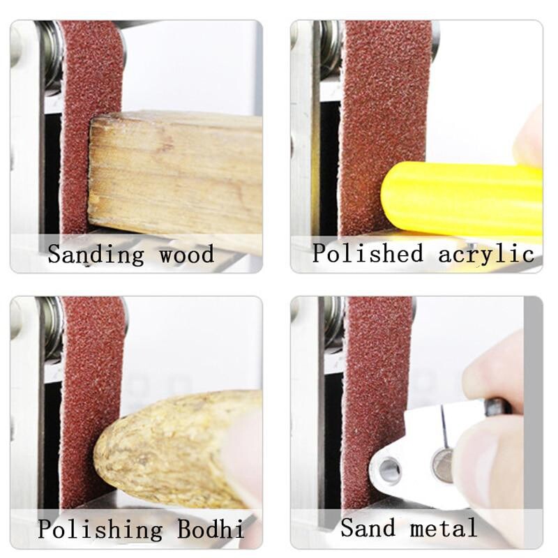 10PCS/Set 330*30mm Sanding Belts 120-1000 Grits Soft Metal Polishing Sandpaper