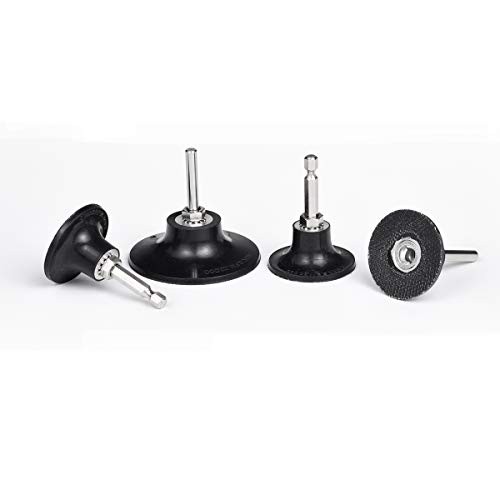 Tshya Quick Change Disc Pad Holder – 4 Pack Twist on Disc Roll Lock 2/3in