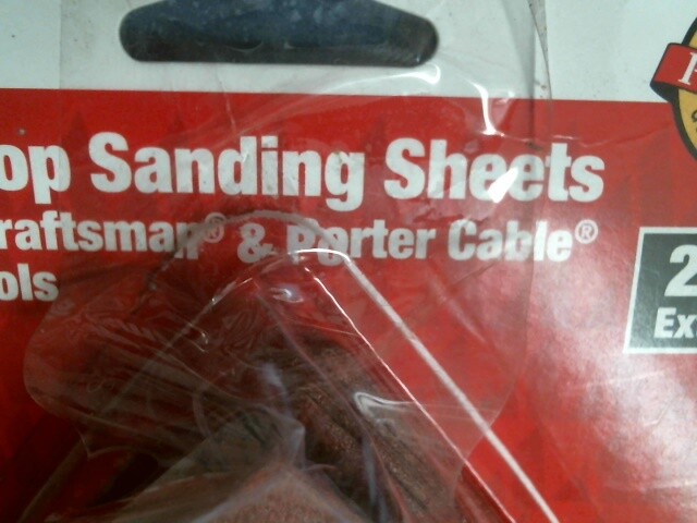 Ace 2169456, Hook & Loop Sanding Sheets, 220 Grit, Extra Fine, 12 Pcs., FS