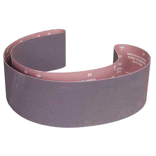 Sanding Belt, 6 in W, 89 in L, Coated, Aluminum Oxide, 80 Grit, Coarse, R215