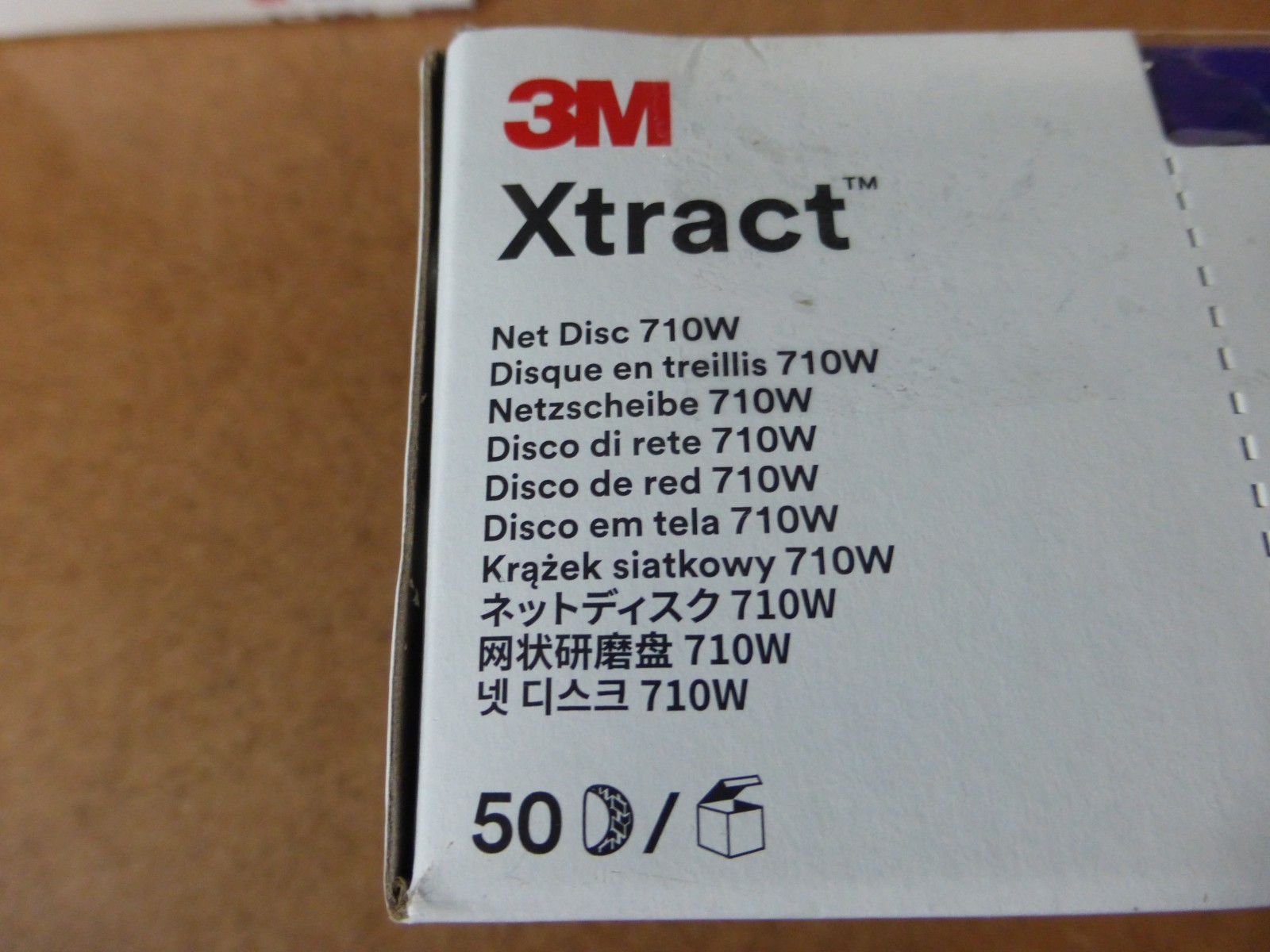 100-Count 3M Xtract Cubitron II Net Disc 710W 120+ Grade Sanding Discs 66534