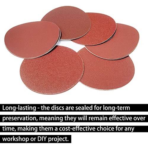 30 PCS 9 Inch PSA Sanding Discs Set – 80, 100, 120, 180, 240, 400 Grit