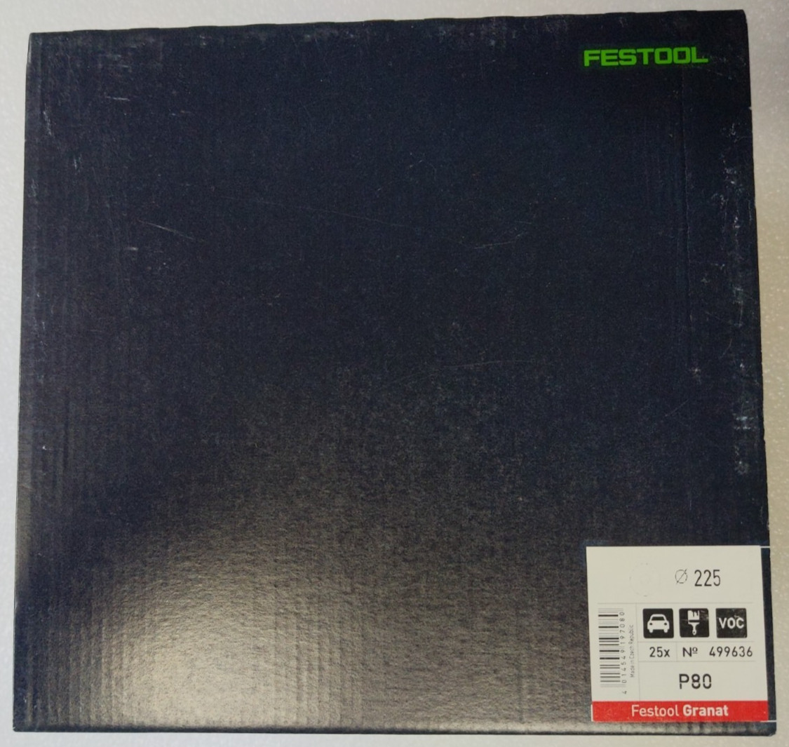 Festool Granat P80 225mm Sanding Discs 25-Pack 499636 PLANEX LHS Abrasive NEW