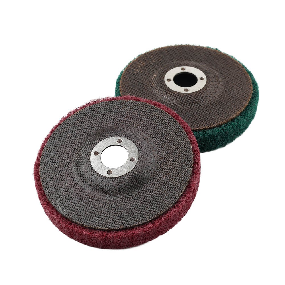 100mm Nylon Fiber Flap Buffing Wheel Polishing Grinding Disc For Angle Grinder