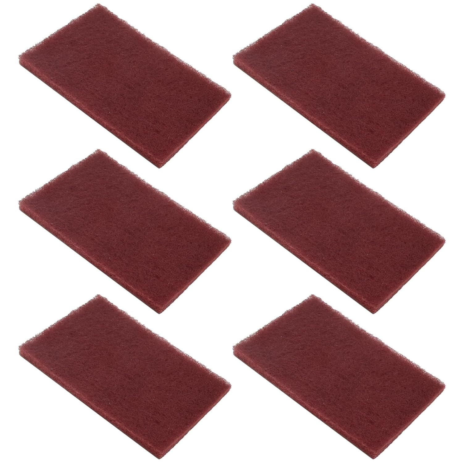 6Pcs Scotch Brite 7447 Very Fine Grade General Purpose Sanding Hand Pads 200 X 1
