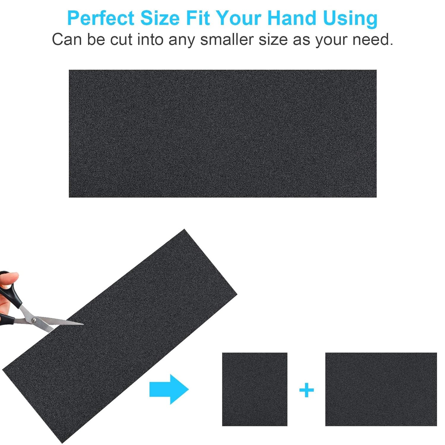 48PCS Assorted Grit Sandpaper, 9X3.6 Inch, Wet/Dry for Wood, Metal, Automotive