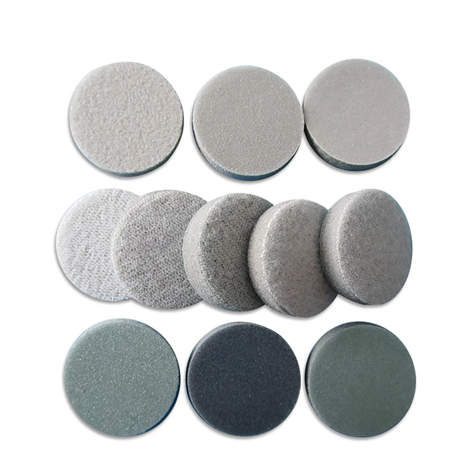 60-1000 Grit 1 inch Round Sandpaper Sanding Disc 25mm Dry Flocking Disc No holes