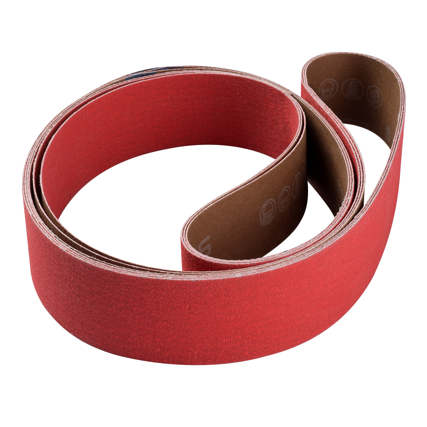 3PK 2×72″ Ceramic Sanding Belts 120 Grit Y-Weight Backing for Stainless Steel