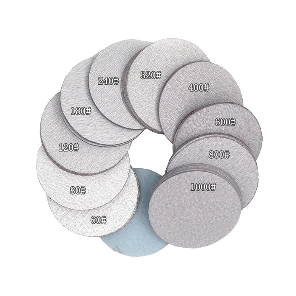 50mm Dry Sanding Discs 2″ Hook And Loop Abrasive Sandpaper Pads 60#-1200# Grit