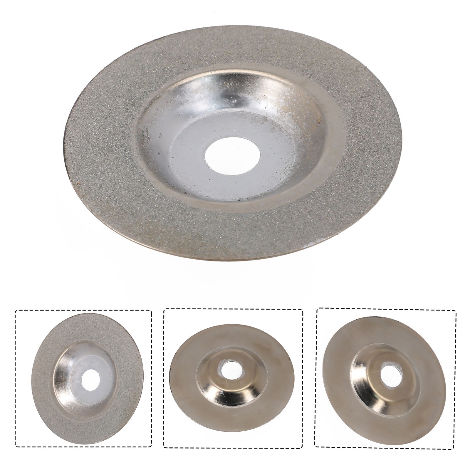 60Grit 4 In Diamond-Coated Grinding Blade Wheel Carbide Grinder Disc Rotary Tool